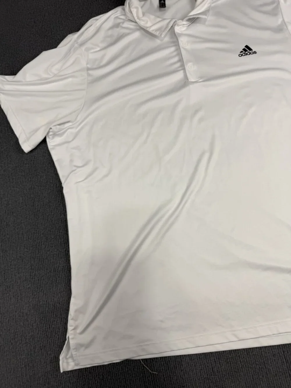 Adidas Mens White Golf Polo Shirt 3XL